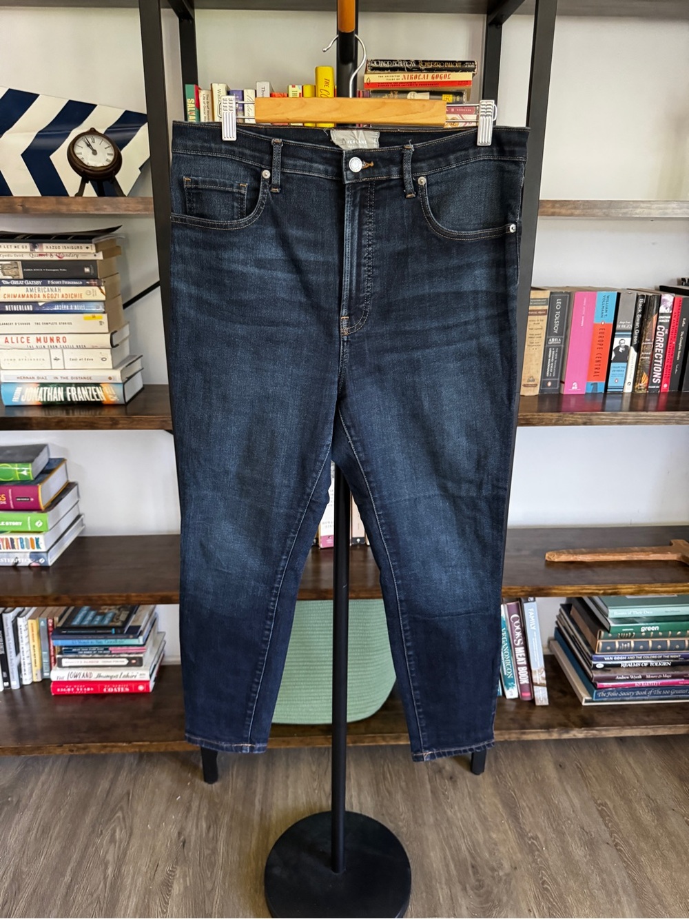 Everlane • Dark Wash High-Rise Skinny Jeans